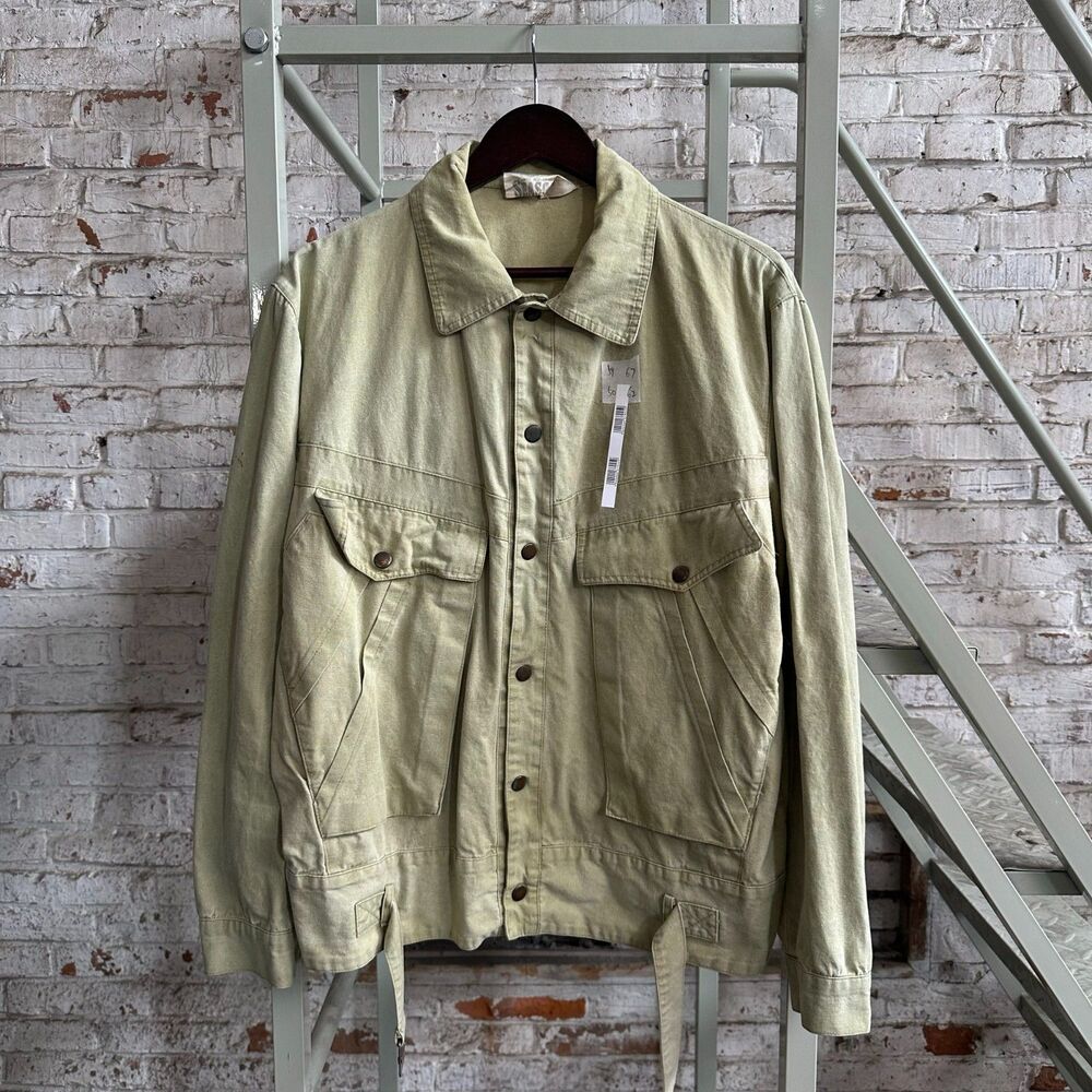 Vintage Four Seasons Utility Field Jacket Khaki Green Workwear Military Style